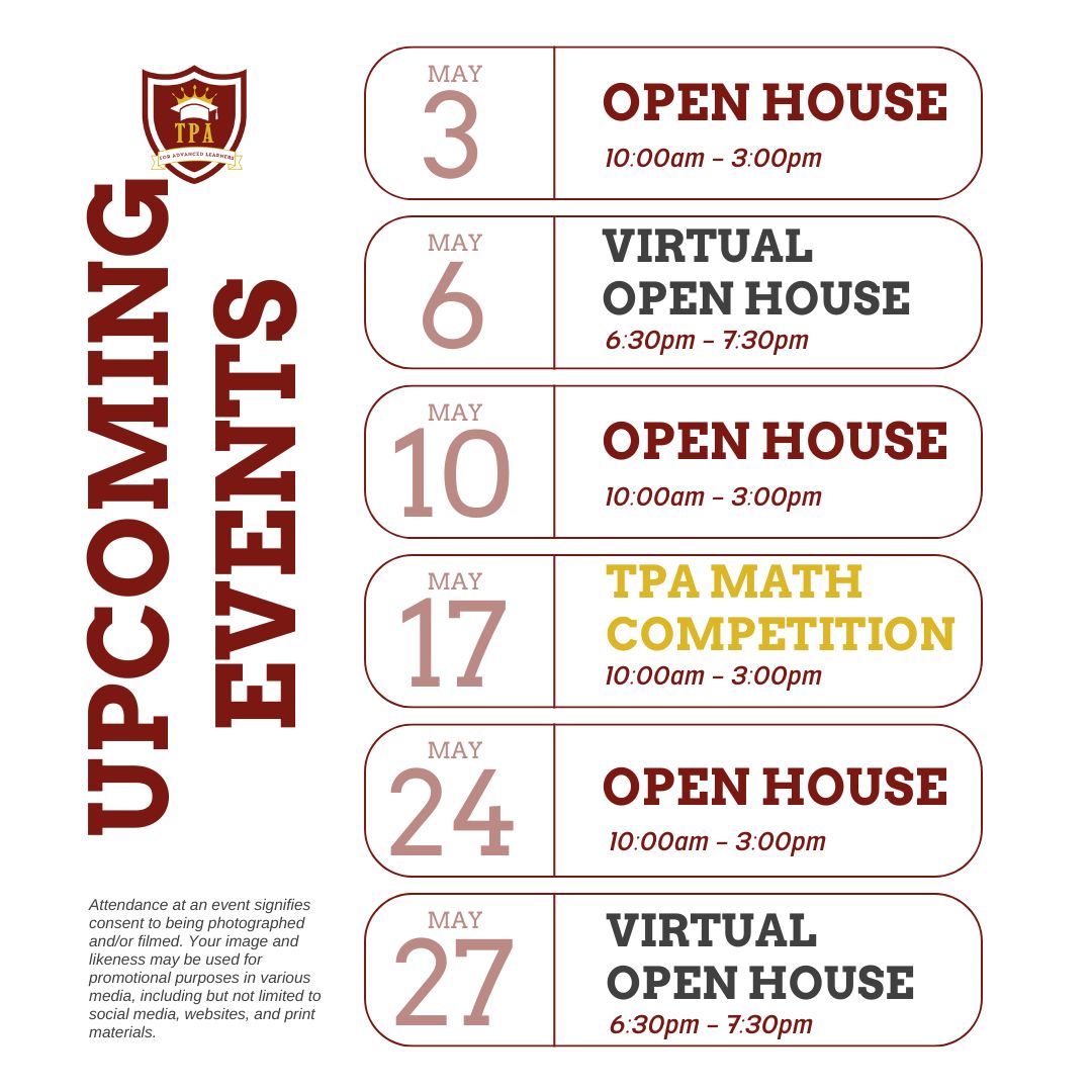 TPA Event Calendar